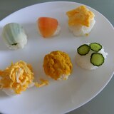 離乳食後期・幼児食〜赤ちゃん手まり寿司〜